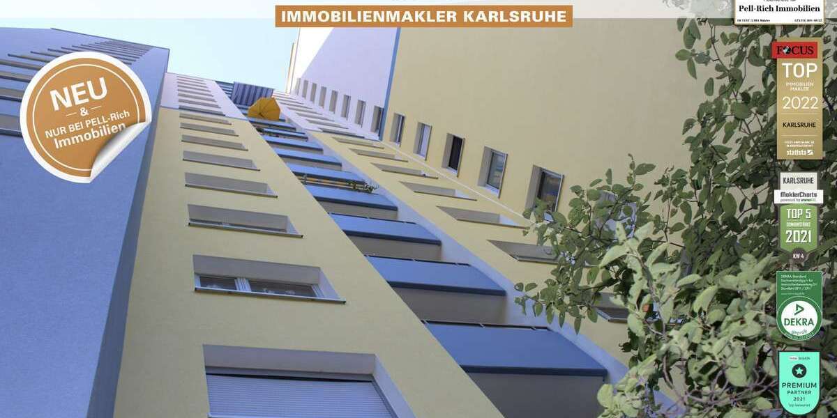 Etagenwohnung Karlsruhe Beiertheim-Bulach - 1 Zimmer, 25 m&sup2;, 540&euro; | Angebot:26842254