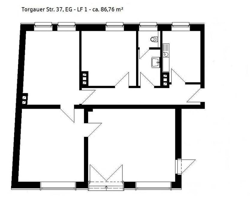 Helle Gewerberäume im Zentrum von Eilenburg 4 zimmer