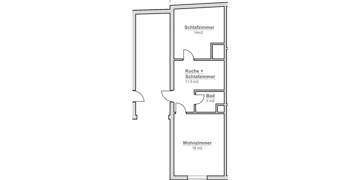 Erdgeschoßwohnung Engen - 2 Zimmer, 47 m&sup2;, 950&euro; | Angebot:26237149