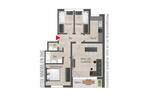 4-Zimmer-Wohnung mit Loggia zu vermieten