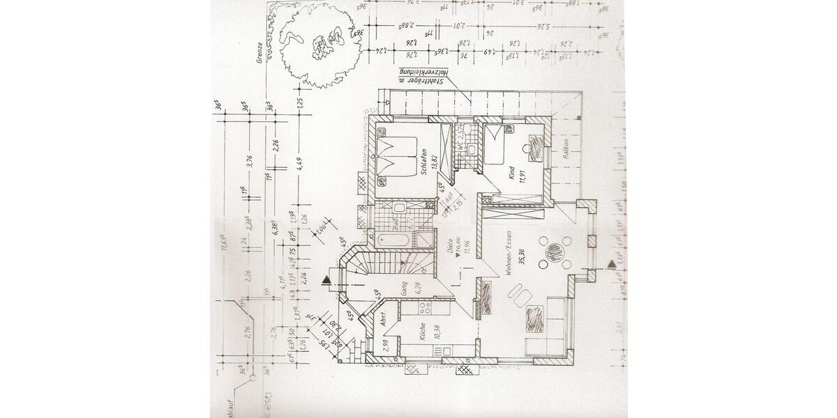 Etagenwohnung Rotthalmünster - 3 Zimmer, 101 m&sup2;, 820&euro; | Angebot:24893410