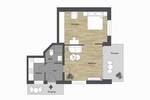 Terrassenwohnung Bielefeld Sieker - 2 Zimmer, 44 m&sup2;, 570&euro; | Angebot:26243201