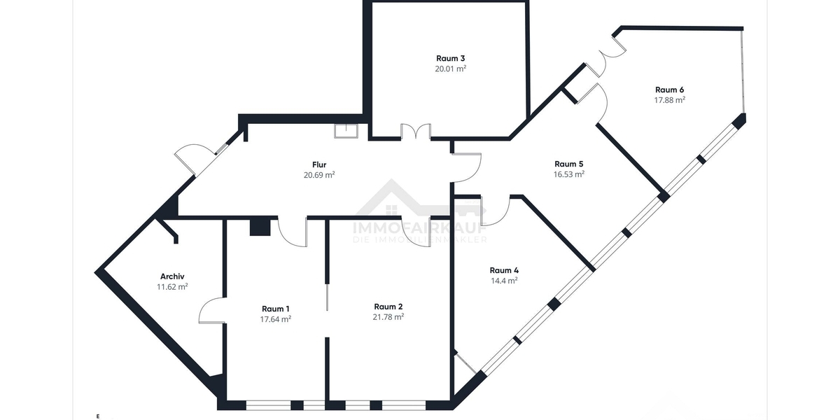 Flexible Bürofläche mit 6 Zimmern – ideal für Dienstleister, IT oder Beratung - Gewerbeobjekt Magdeburg Ottersleben | Angebot:25717451
