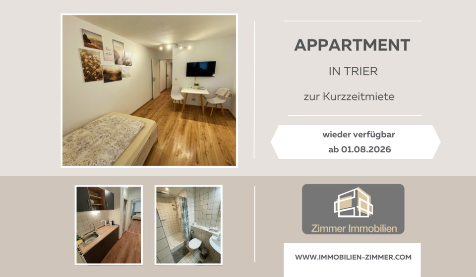 Etagenwohnung Trier Kürenz - 1 Zimmer, 28 m&sup2;, 28&euro; | Angebot:24322036