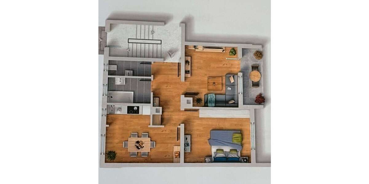 Etagenwohnung Singen (Hohentwiel) - 2 Zimmer, 63 m&sup2;, 780&euro; | Angebot:27018160