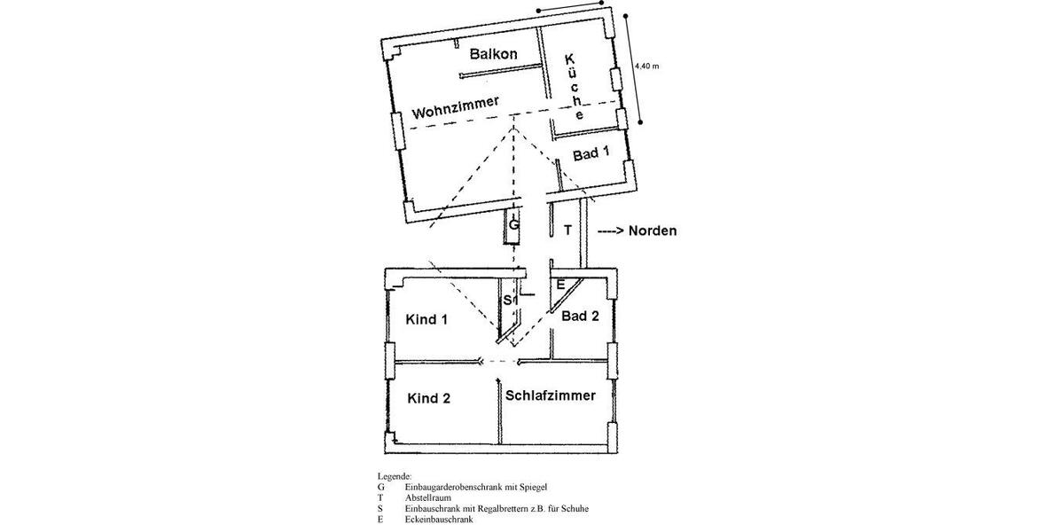 Dachgeschoßwohnung Wettenberg - 4 Zimmer, 104 m&sup2;, 1.090&euro; | Angebot:26563553