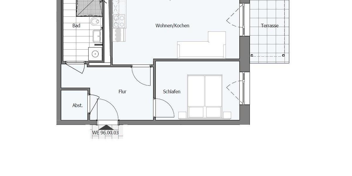 Erdgeschoßwohnung Berlin Treptow-Köpenick - 2 Zimmer, 50 m&sup2;, 1.080&euro; | Angebot:26705259