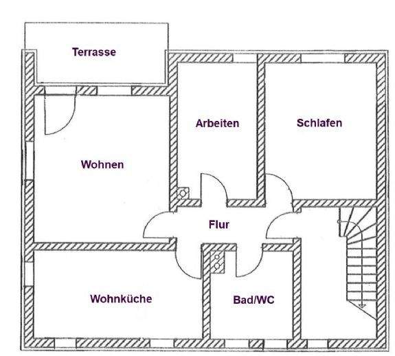 ZUVERLÄSSIGE NACHBARN GESUCHT: EG-Wohnung im Zweifamilienhaus 3 zimmer