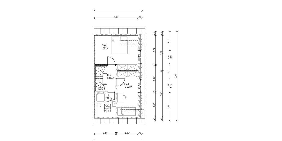 Doppelhaushälfte Reinbek - 3 Zimmer, 89 m&sup2;, 2.000&euro; | Angebot:26622445