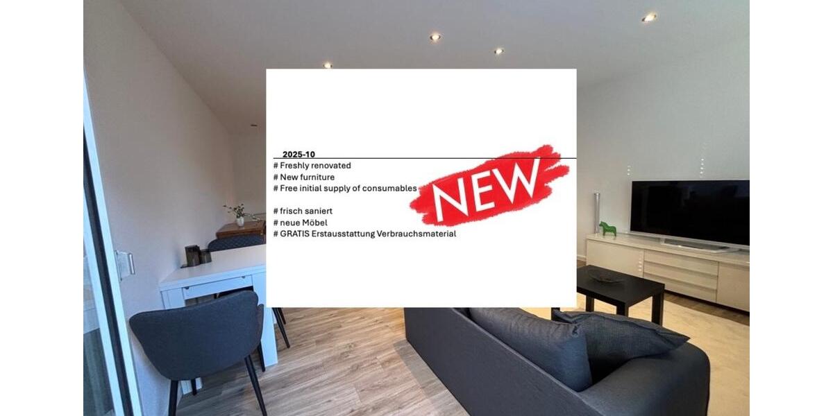 FLATRATE rental, 1-4 people, min. rental period 3 month 2 zimmer