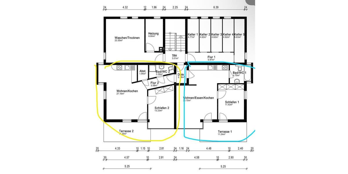 Erdgeschoßwohnung Rosengarten - 2 Zimmer, 55 m&sup2;, 740&euro; | Angebot:26220432