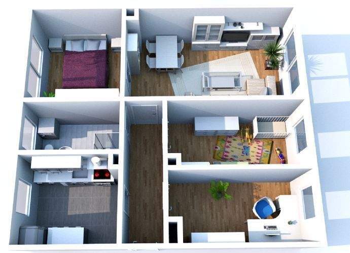 Etagenwohnung Leisnig - 4 Zimmer, 68 m&sup2;, 380&euro; | Angebot:23866358