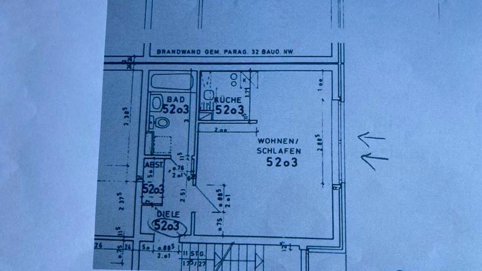 Etagenwohnung Münster Gievenbeck - 1 Zimmer, 35 m&sup2;, 600&euro; | Angebot:26462862