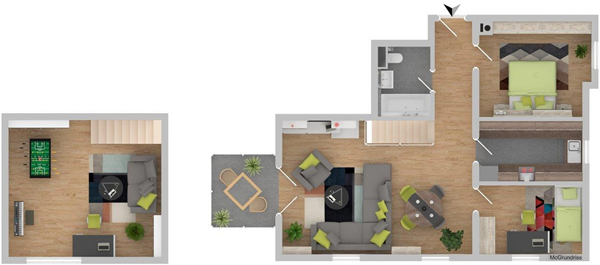 Maisonettenwohnung Döbeln - 4 Zimmer, 93 m&sup2;, 560&euro; | Angebot:26277907