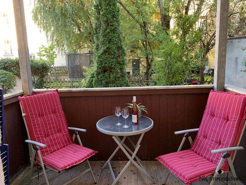 ++ möblierte 1-Raum-Wohnung - mit Balkon & Einbauküche - ruhig & mittendrin in Leipzig-Connewitz ++ 1 zimmer