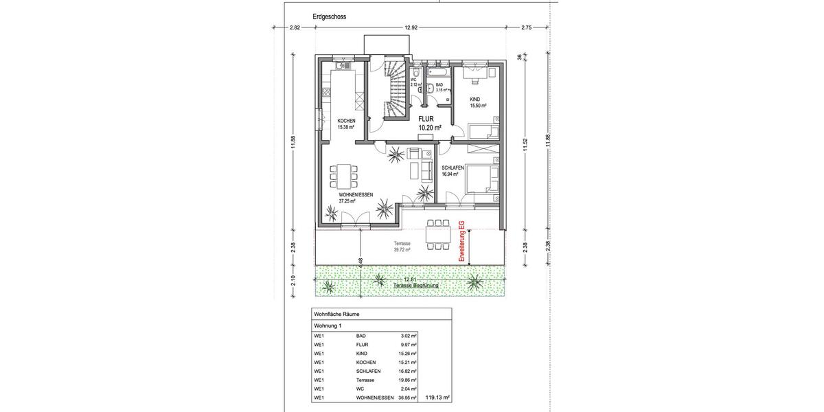 Erdgeschoßwohnung Meersburg - 4 Zimmer, 120 m&sup2;, 1.620&euro; | Angebot:26699157