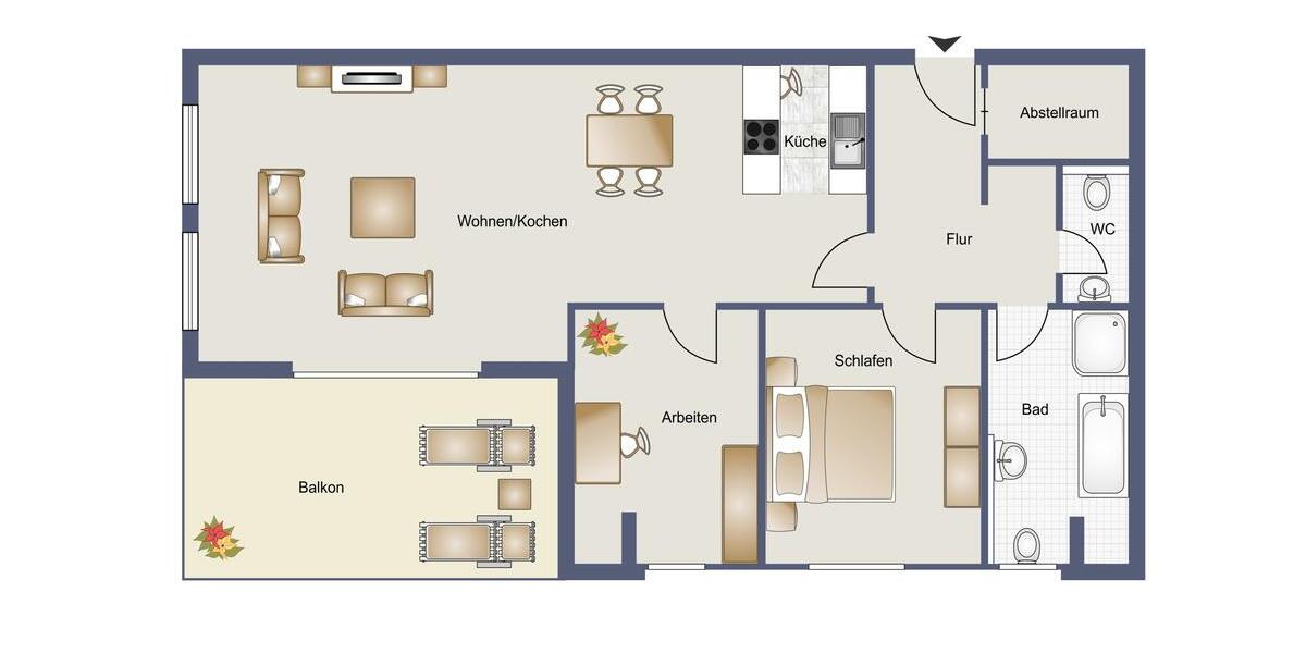 IMMOBILIEN GUMNIOR präsentiert: Stilvolle und hochwertige Wohnung in bester Lage von Rheine (Nähe Mathias-Spital) 3 zimmer