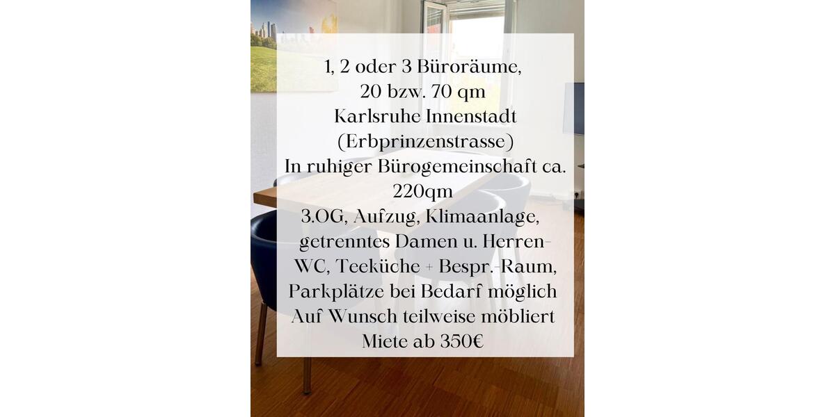 Gewerbeobjekt Karlsruhe Wettersbach - 350&euro; | Angebot:26224975
