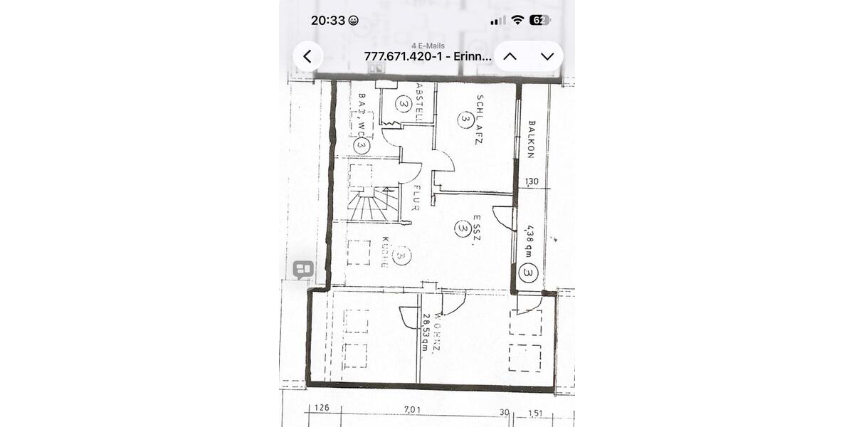 Dachgeschoßwohnung Wipperfürth - 4 Zimmer, 86 m&sup2;, 860&euro; | Angebot:25061916