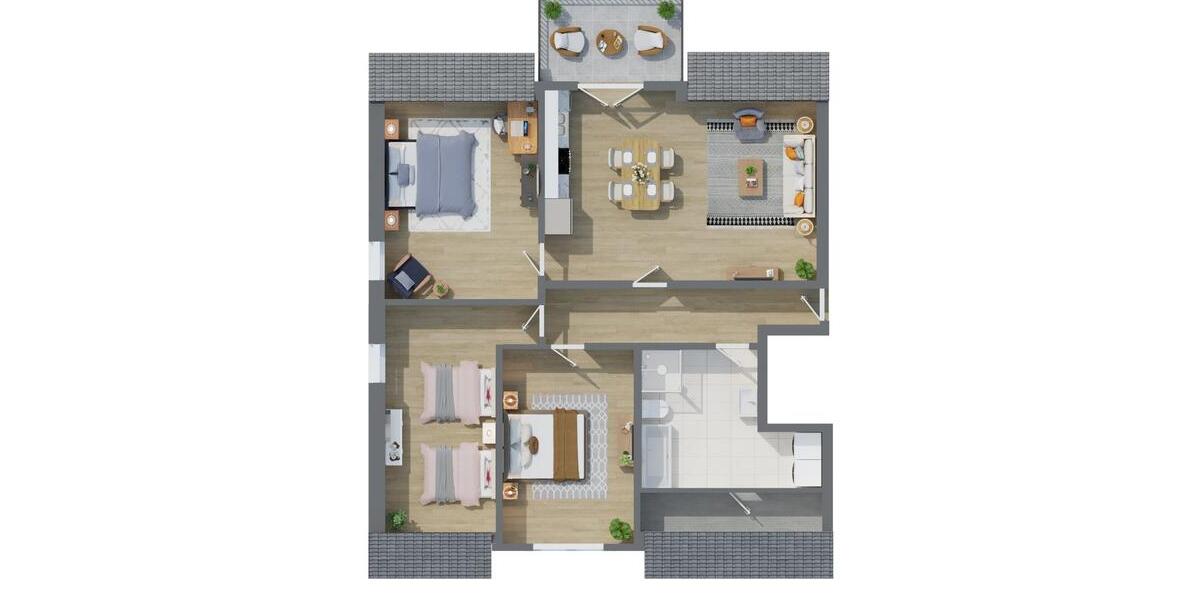 Etagenwohnung Neustadt in Holstein - 3 Zimmer, 74 m&sup2;, 1.450&euro; | Angebot:26346978