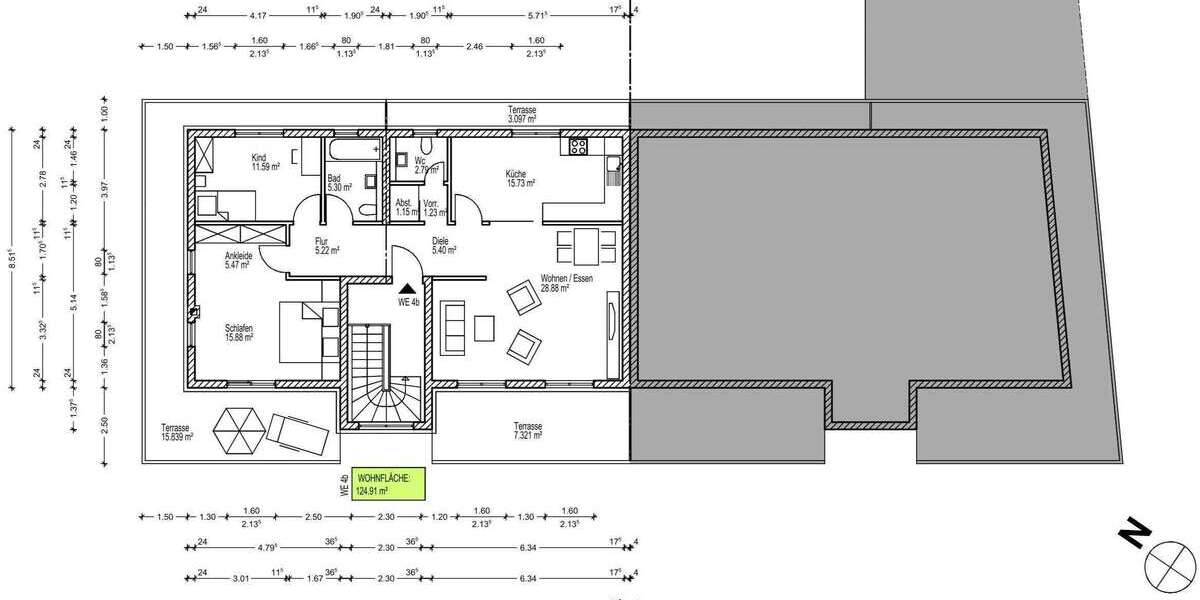 Wohnung zum Mieten in Köln 1.700 € 120 m² 4 zimmer