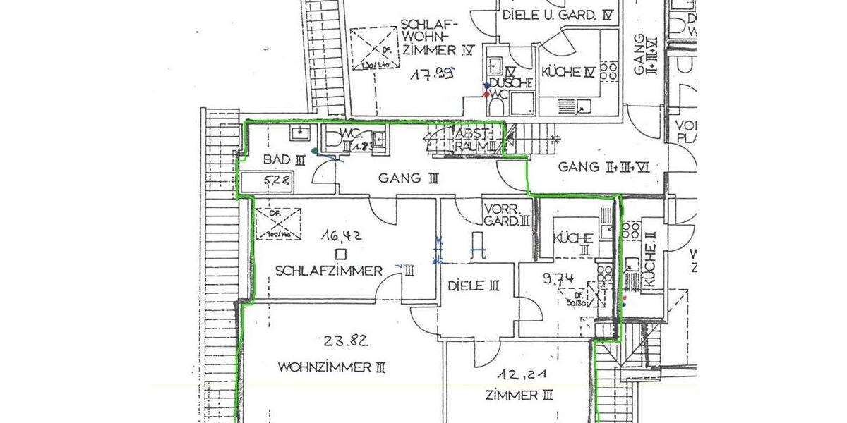 Etagenwohnung Krumbach (Schwaben) - 3 Zimmer, 96 m&sup2;, 900&euro; | Angebot:26459618