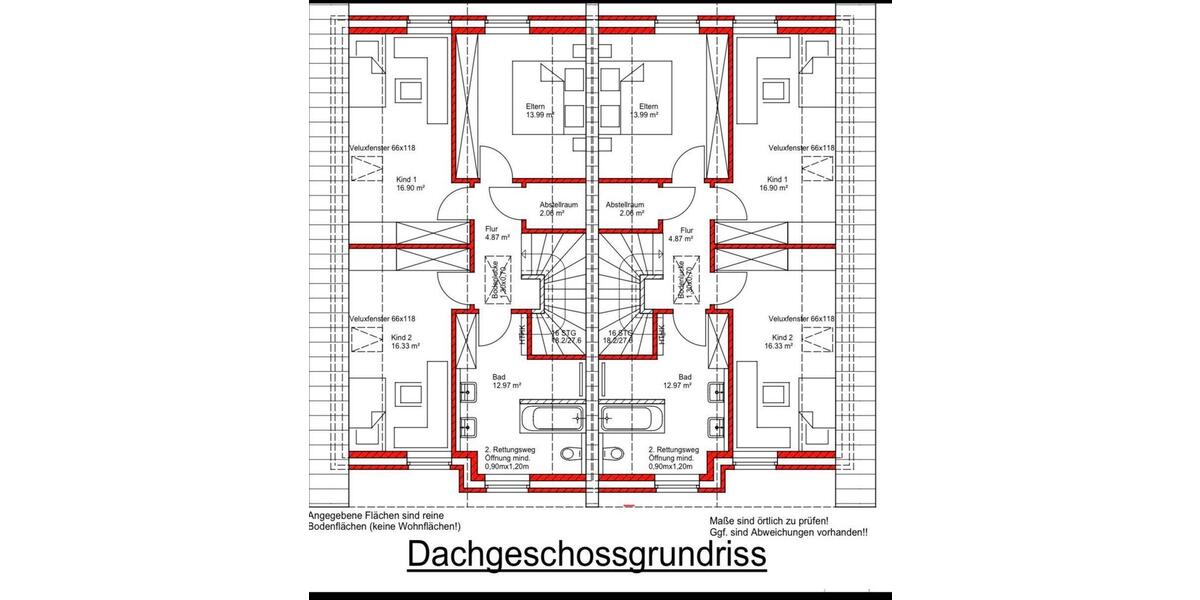 Doppelhaushälfte Horstmar - 5 Zimmer, 127 m&sup2;, 1.500&euro; | Angebot:26580040