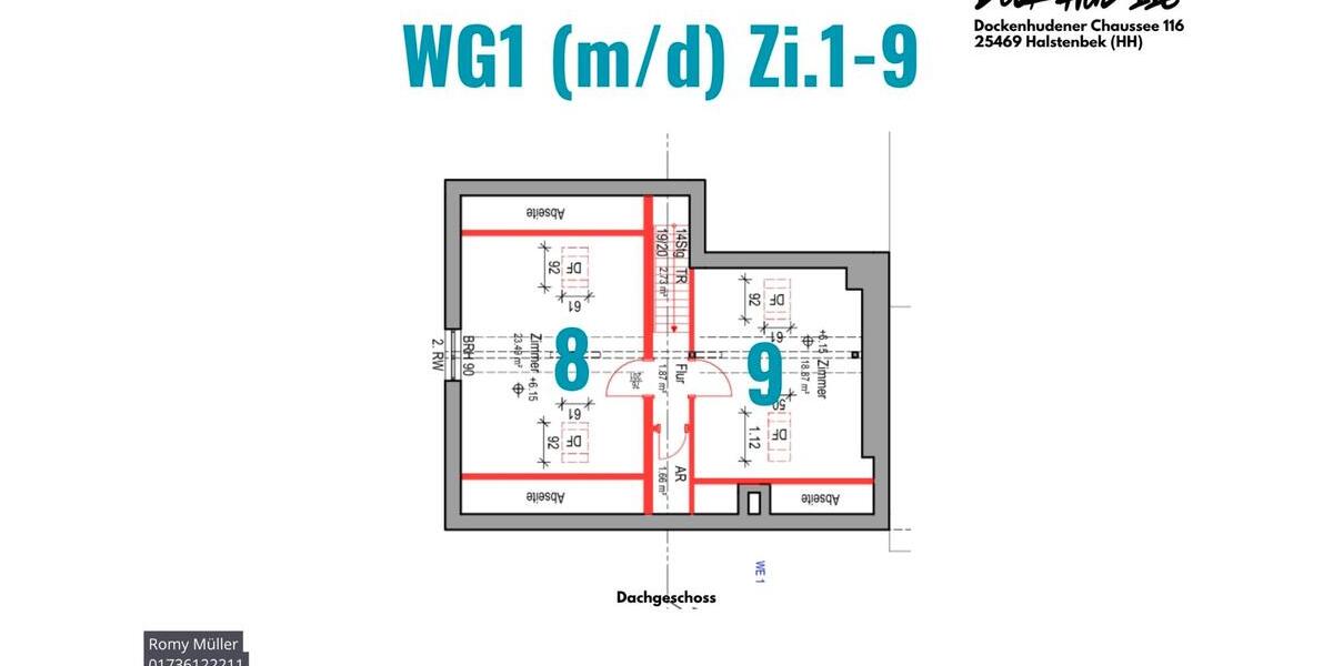 Wohnen auf Zeit Halstenbek - 1 Zimmer, 12 m&sup2;, 400&euro; | Angebot:26481987
