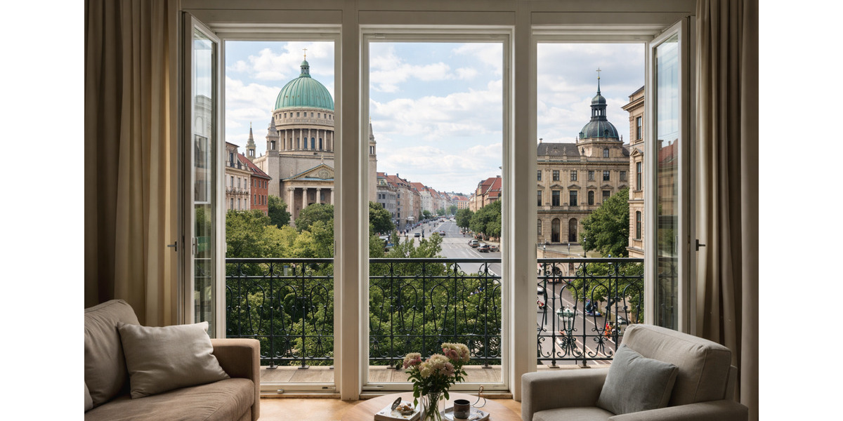 Wunderschöne, helle Altbauwohnung, Terasse, möbliert & Innenstadt 3 zimmer