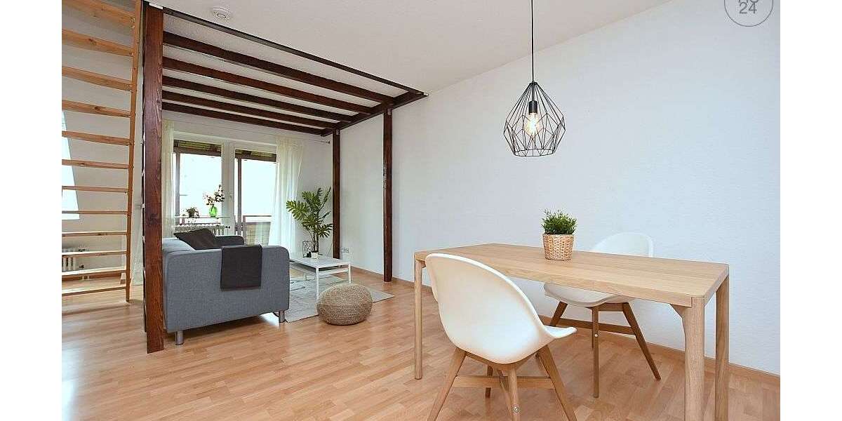 Etagenwohnung Stuttgart Bad Cannstatt - 1 Zimmer, 35 m&sup2;, 1.090&euro; | Angebot:26176847