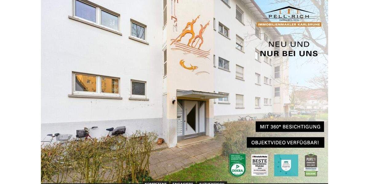 CHARMANT: Helle & großzüge teilmöbilierte 3 Zimmerwohnung in Karlsruhe-Durlach zur Miete 3 zimmer