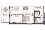 Etagenwohnung Aalen Unterkochen - 2 Zimmer, 74 m&sup2;, 1.085&euro; | Angebot:24040715