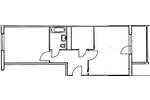 Etagenwohnung Neubrandenburg Datzeberg - 2 Zimmer, 41 m&sup2;, 282&euro; | Angebot:25342947