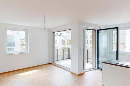 Erstbezug! Helle 2-Zimmer-Wohnung mit großzügiger Loggia