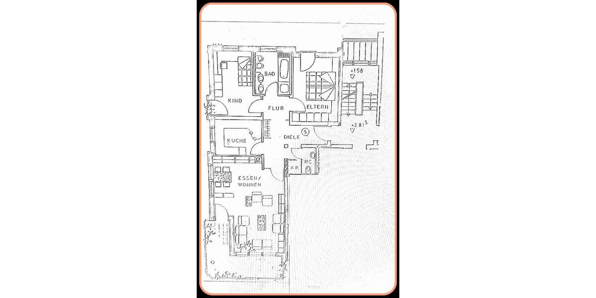 Etagenwohnung Roth - 3 Zimmer, 100 m&sup2;, 950&euro; | Angebot:26733333
