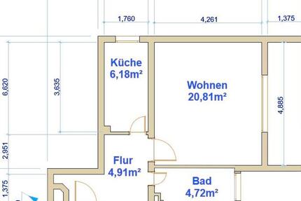 Wohnung Rüsselsheim am Main - 1 Zimmer, 40 m&sup2;, 600&euro; | Angebot:25409891