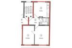 Hochparterre Wuppertal Gemarkung Elberfeld - 2 Zimmer, 64 m&sup2;, 780&euro; | Angebot:26692987