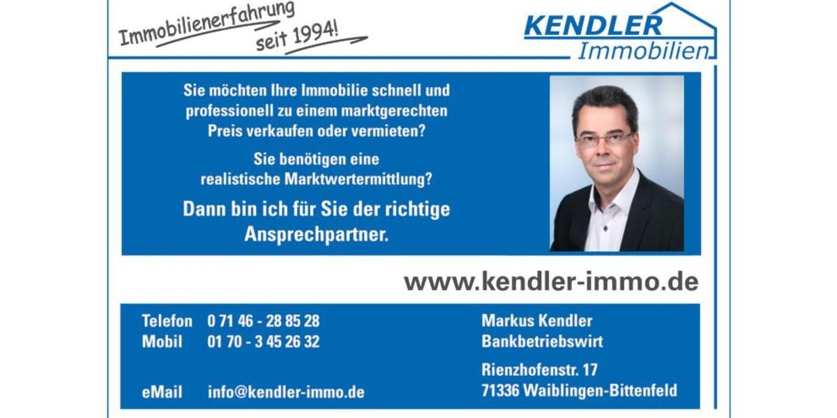 Dachgeschoßwohnung Waiblingen Bittenfeld - 3 Zimmer, 50 m&sup2;, 700&euro; | Angebot:25097395