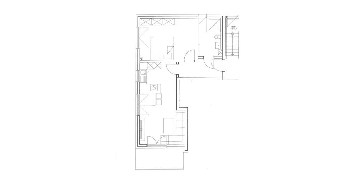Etagenwohnung Mitteleschenbach - 2 Zimmer, 56 m&sup2;, 311&euro; | Angebot:24751445