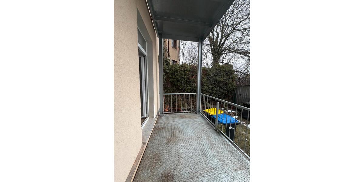 1 Raumwohnung im Erdgeschoss mit Balkon und Einbauküche 1 zimmer