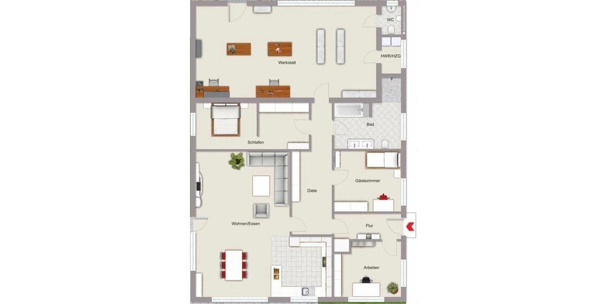 Einfamilienhaus Bodenwöhr - 5 Zimmer, 180 m&sup2;, 1.200&euro; | Angebot:26237550