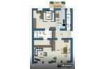 Etagenwohnung Kassel Bad Wilhelmshöhe - 3 Zimmer, 102 m&sup2;, 1.200&euro; | Angebot:26694090