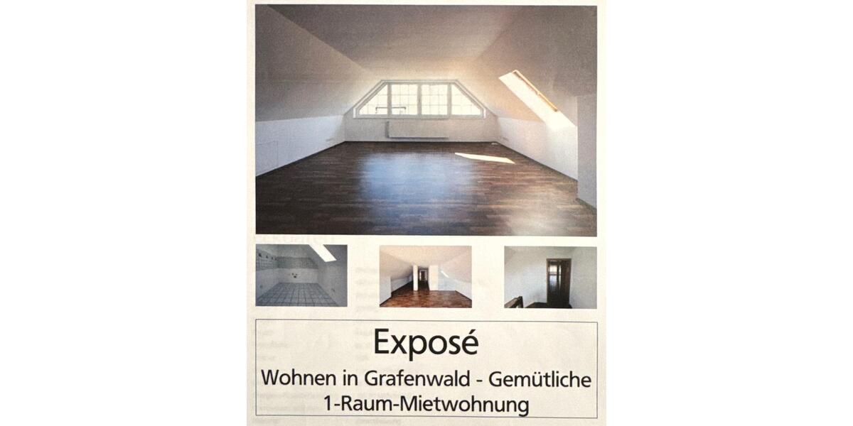 Ruhige 1-Zimmer-Dachgeschosswohnung in Bottrop-Grafenwald 1 zimmer