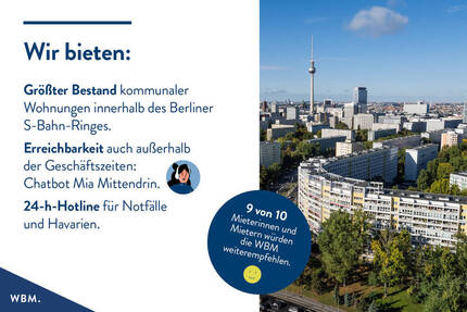 1-Zimmer-Wohnung in Mitte
