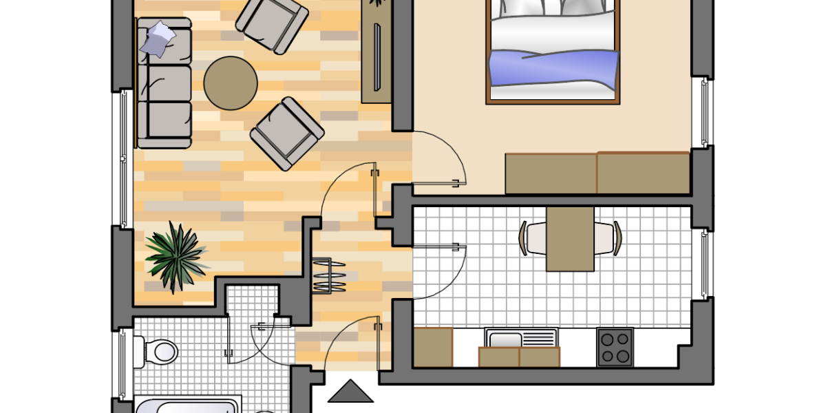 Etagenwohnung Herten Paschenberg - 2 Zimmer, 46 m&sup2;, 389&euro; | Angebot:25272540