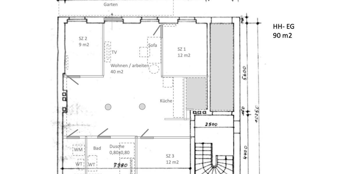 Erdgeschoßwohnung Köthen (Anhalt) - 4 Zimmer, 90 m&sup2;, 585&euro; | Angebot:24805944