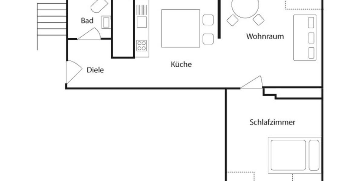Wohnen auf Zeit Düsseldorf Stadtbezirk 3 - 2 Zimmer, 54 m&sup2;, 1.300&euro; | Angebot:24368672