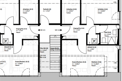 Wohnung zum Mieten in Neckarsulm-Obereisesheim 769,45 € 56.37 m² 3 zimmer