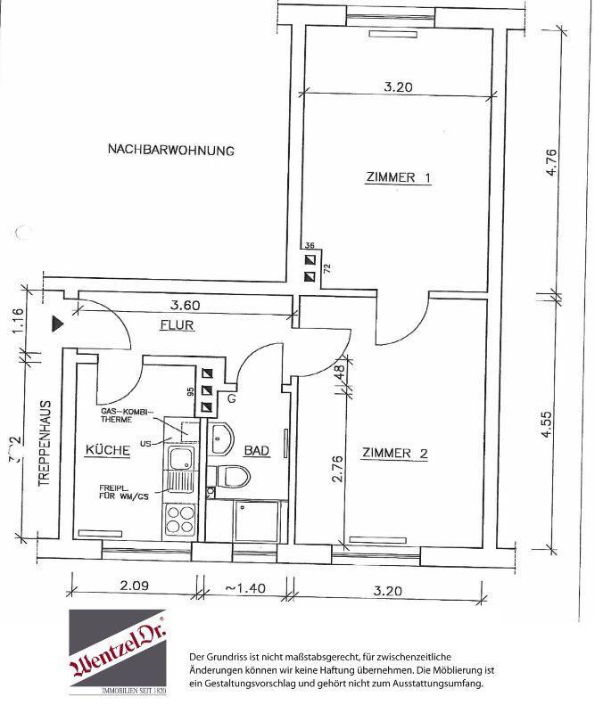 Gemütliche 2-Zimmerwohnung zur Miete in Horn - Wentzel Dr 2 zimmer