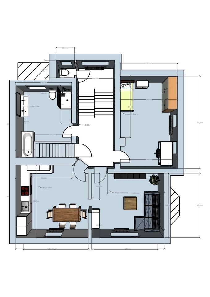 Helle 4-Zimmer-Maisonette in Solingen-Süd